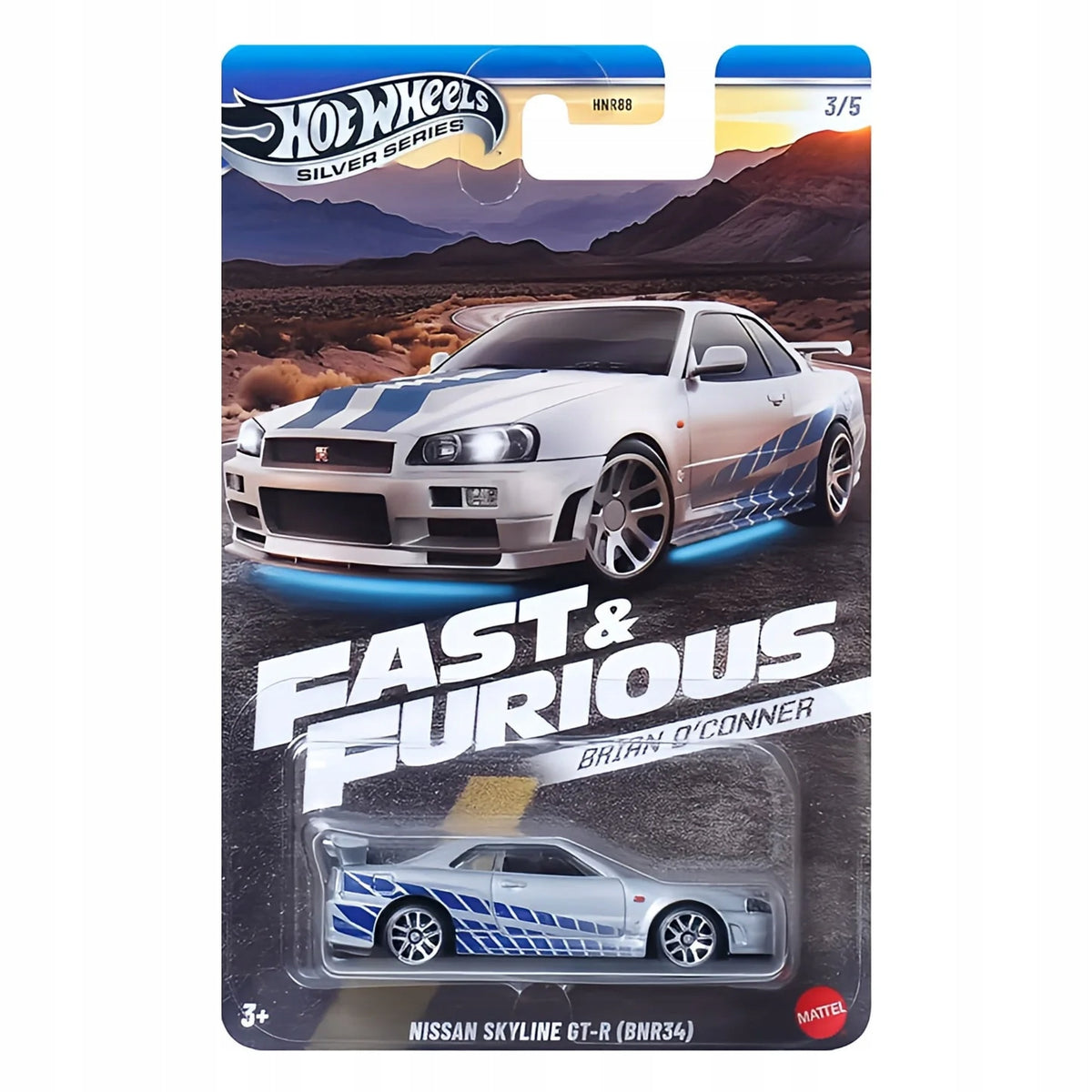 Model car Hot Wheels Nissan Skyline GT-R 1:64 metal