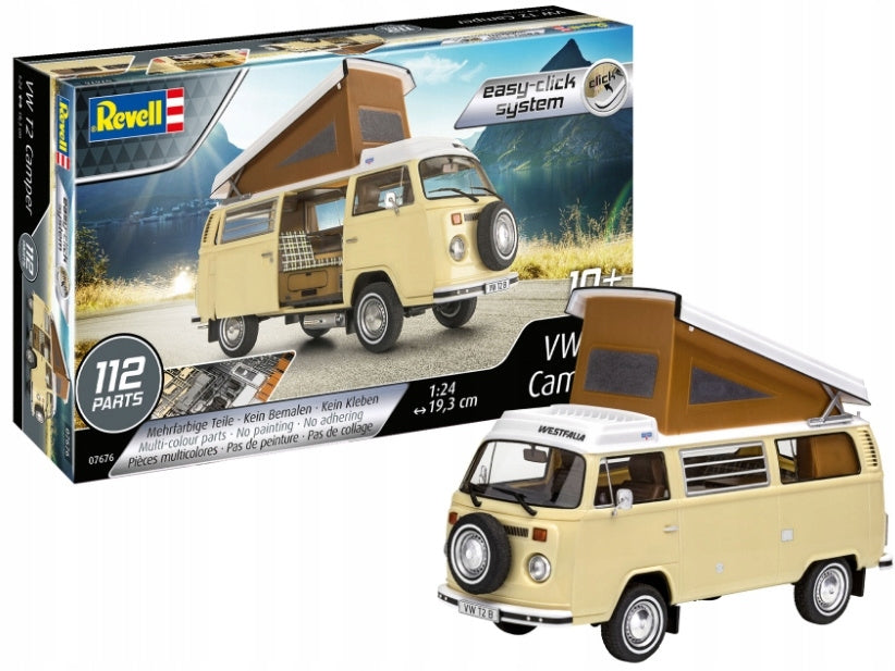 Model for folding REVELL /67676/ VW T2 Camper paint glue Kid's age 0+