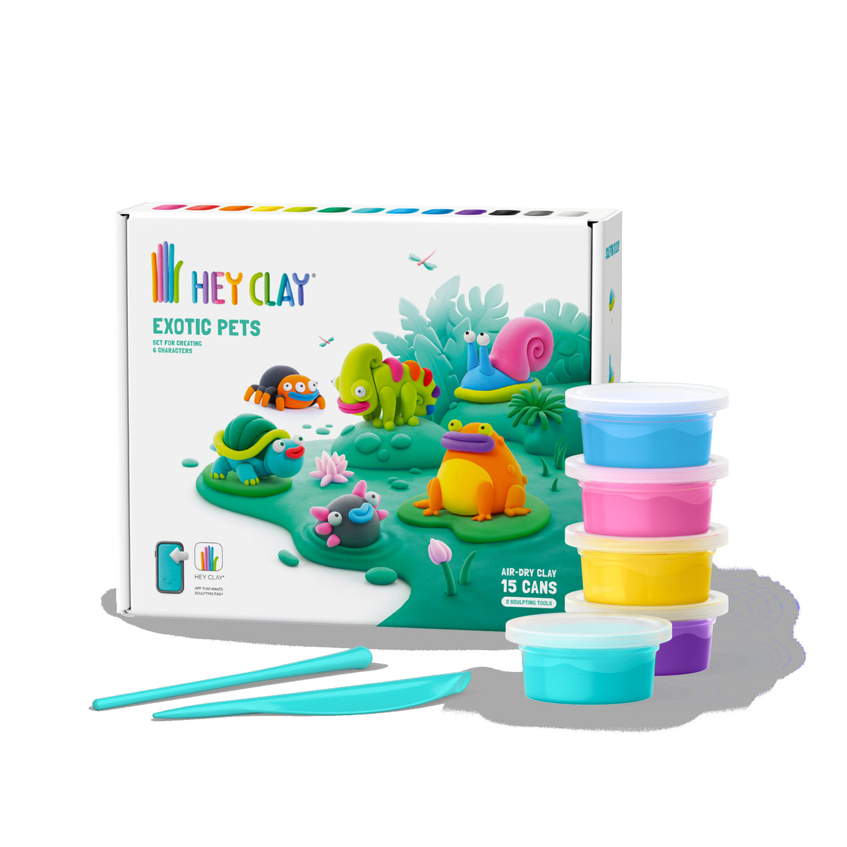 Modeling Clay Hey Clay-Exotic Animal Modeling Kit+3 Years Manufacturer code HCL15025CEE