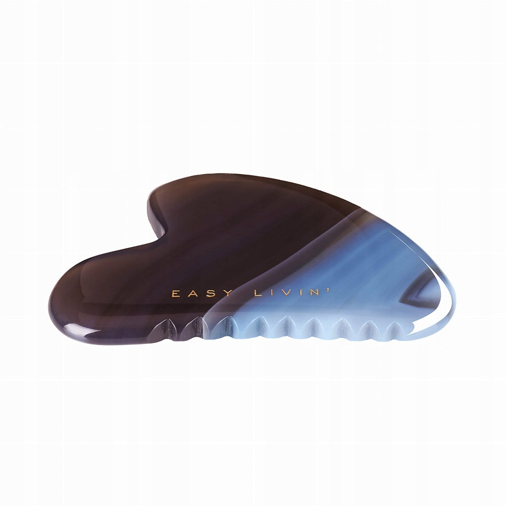 Modeling Gua Sha stone for face massage with agate Easy Livin 1 pc. Packaging status original