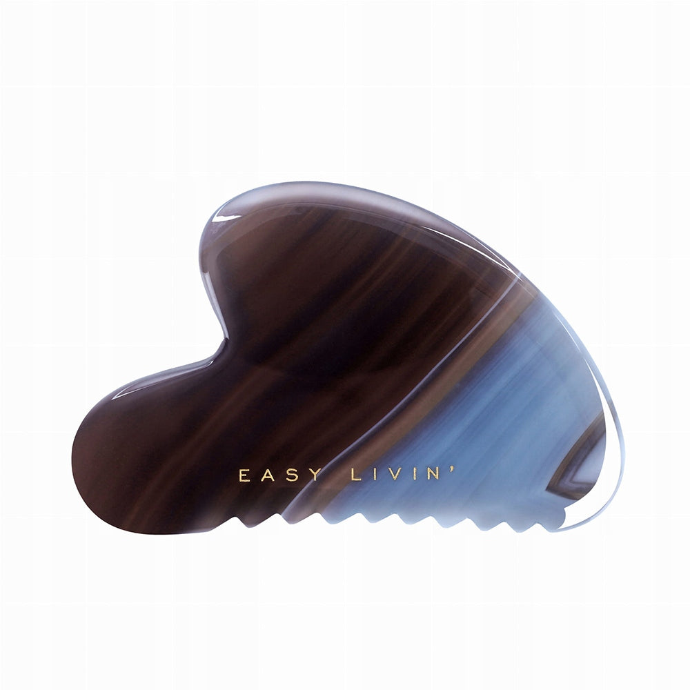 Modeling Gua Sha stone for face massage with agate Easy Livin 1 pc.