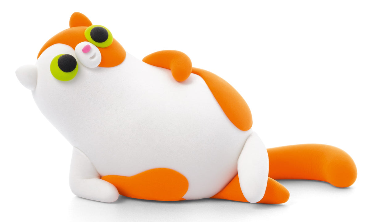 Modeling clay HEY CLAY - set of fluffy animals 15 tubes + application Manufacturer code HCL15023