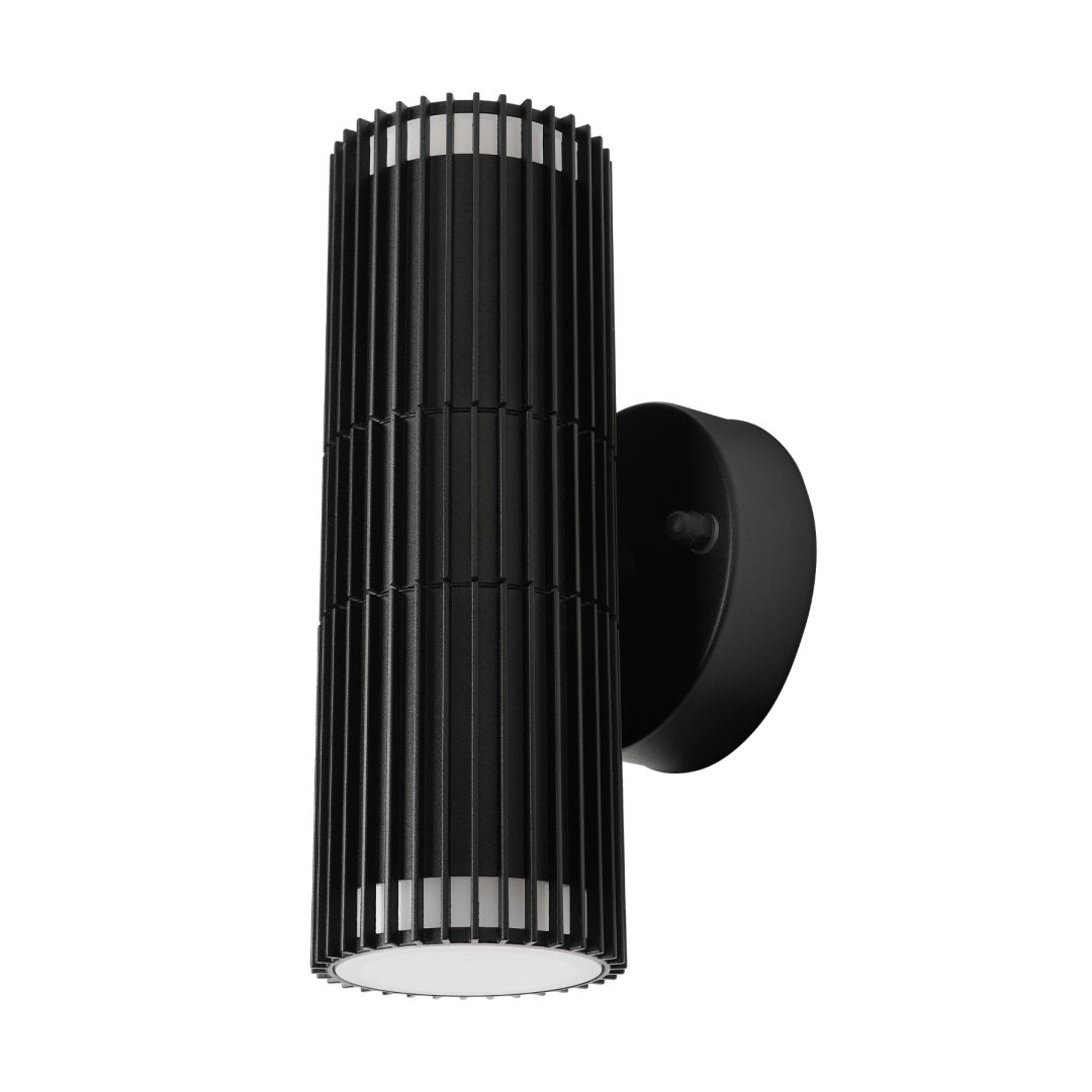 Modern 2-point garden lamp - wall lamp LANTHEA black GU10 IP44