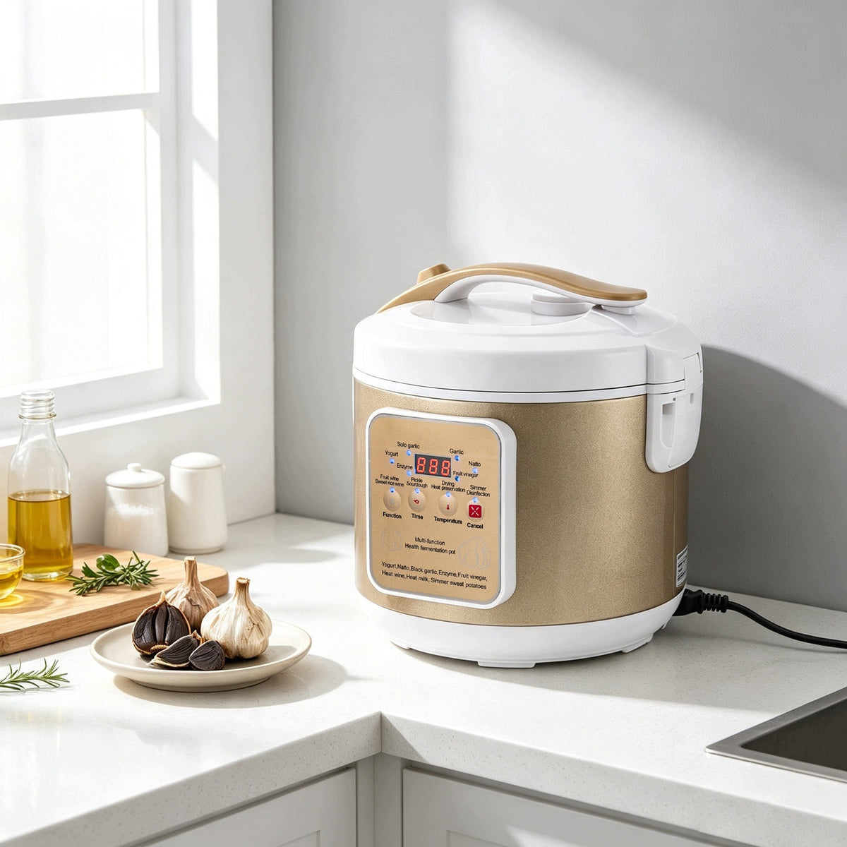 Modern Black Garlic Fermenter Automatic Intelligent Fermentation Box 90W Manufacturer code JJFTMD-000000EU