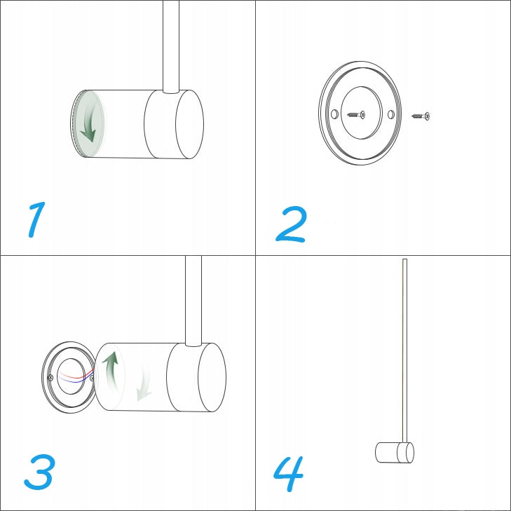 Modern Black Wall Lamp LED Wall Lamp Long 63cm 3000K Wobako LISBON Manufacturer code LK051N008A