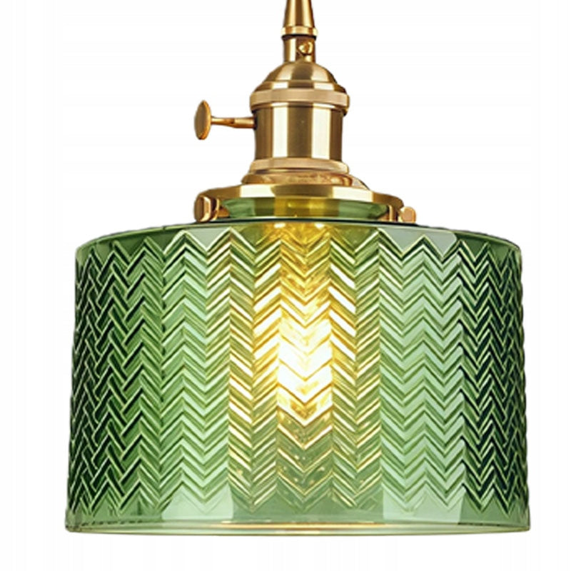 Modern Gold Wall Lamp Green Glass Shade E27 Adjustable Cord Light Fixture Manufacturer code G07609424866937