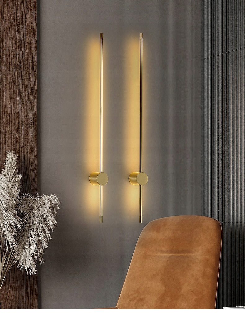 Modern LED wall lamp Wobako Lisbon II gold 90cm 12W wall adjustable Manufacturer code LK051N012A