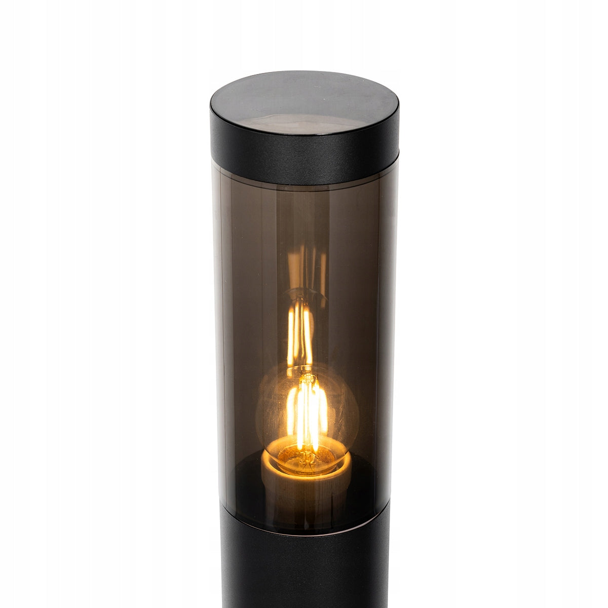 Modern garden lamp on pole black 45 cm IP44 - Rox Packaging status original