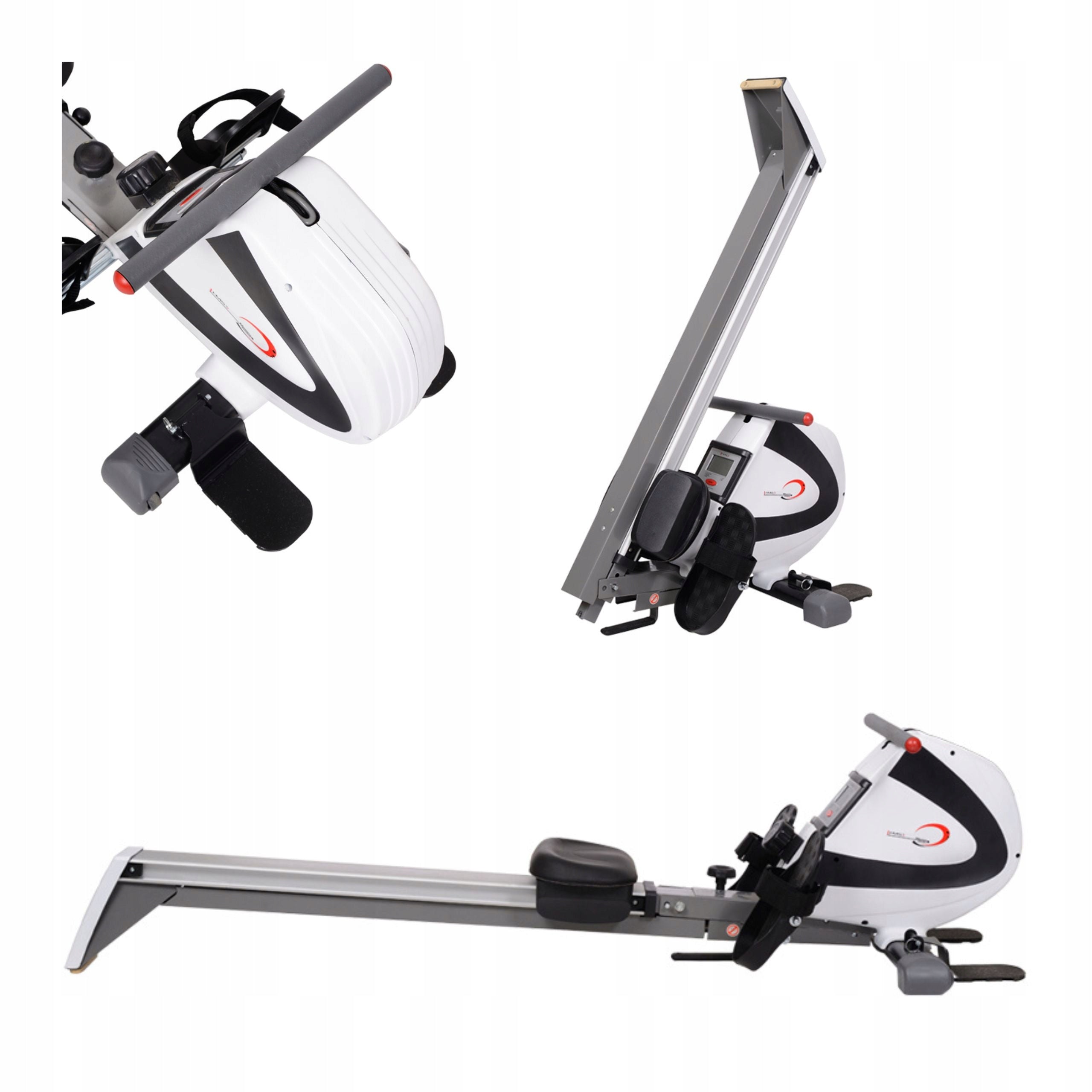 Modern home training trainer magnetic rowing machine folding HMS