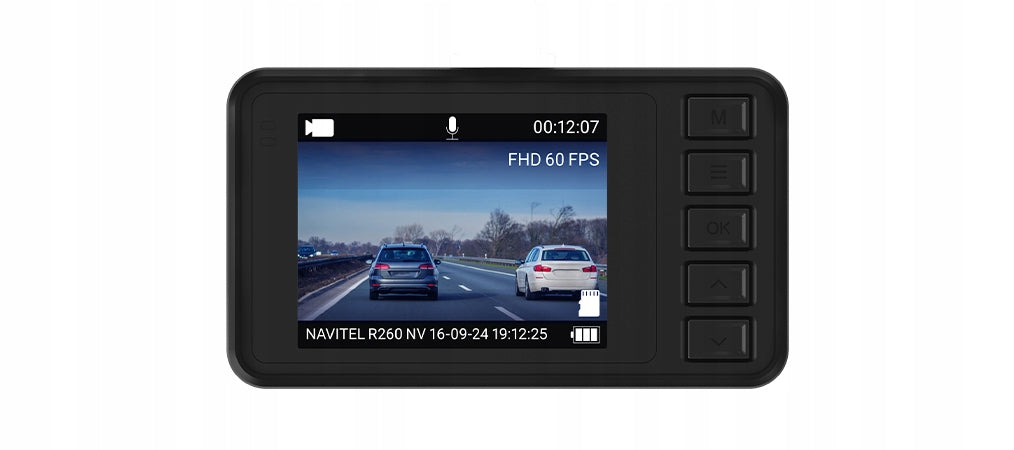 Modern video recorder Navitel R260 NV - FHD, Parking mode - 60fps Manufacturer code R260 NV