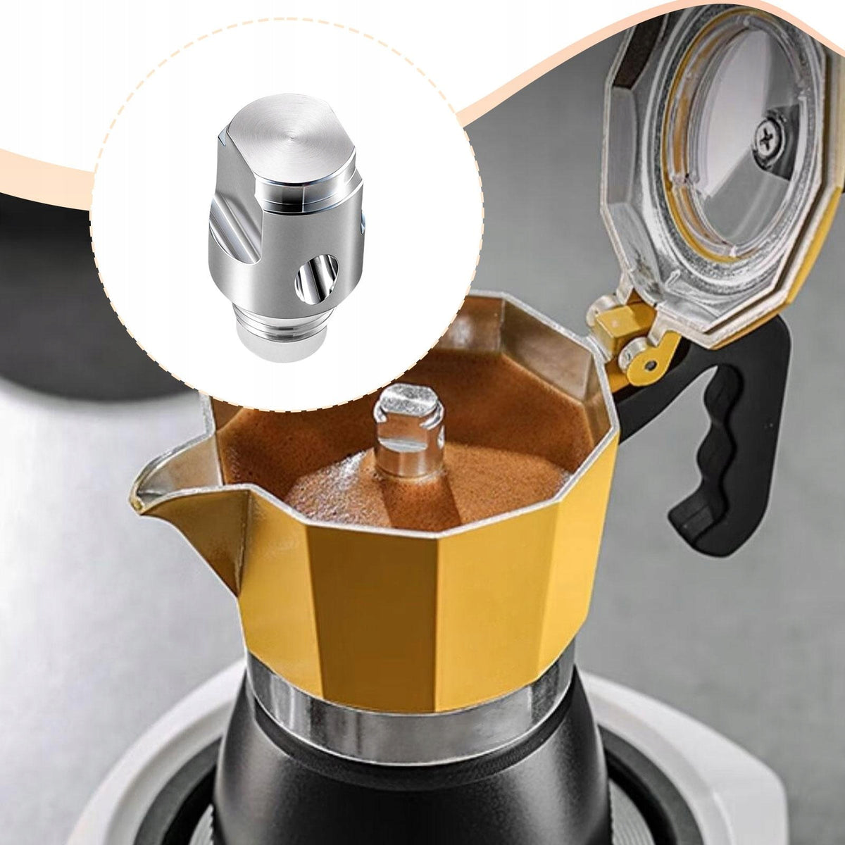 Moka Pot Pressure Boost Valve Coffee Pot Accessories Practical Style A