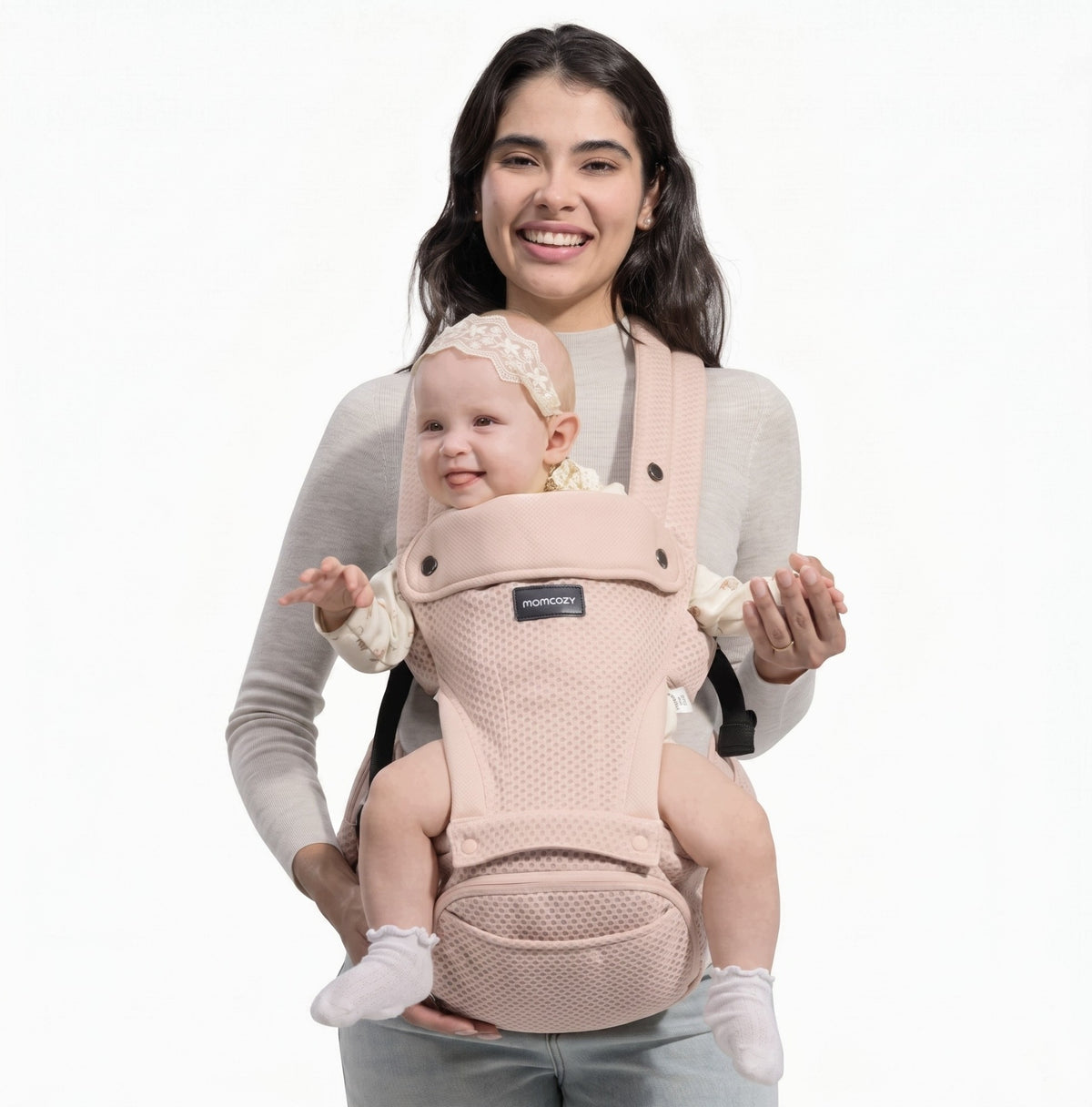 Momcozy Ergonomic Carrier 2in1 with Hip Seat