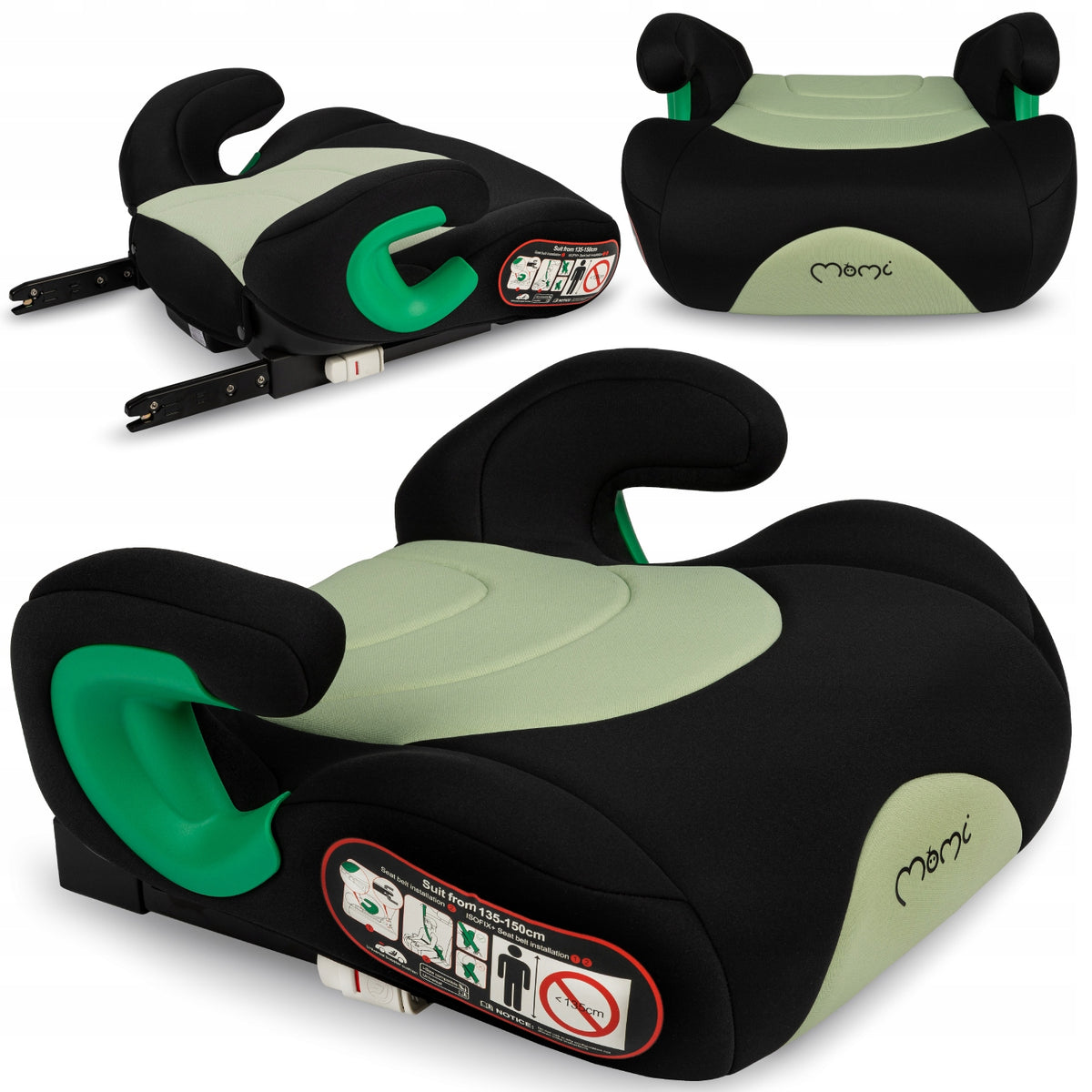 Momi CAR SEAT Seat Stand VENKO with green
