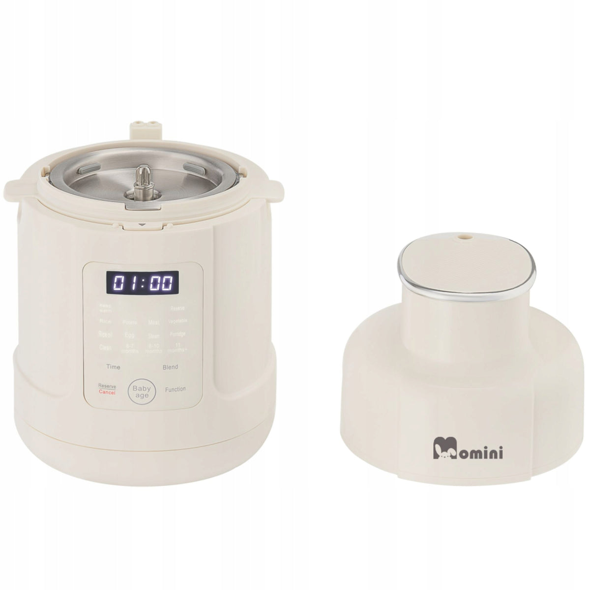 Momini KiddoChef 10in1 Food Processor with Glass Bowl Brand Momini