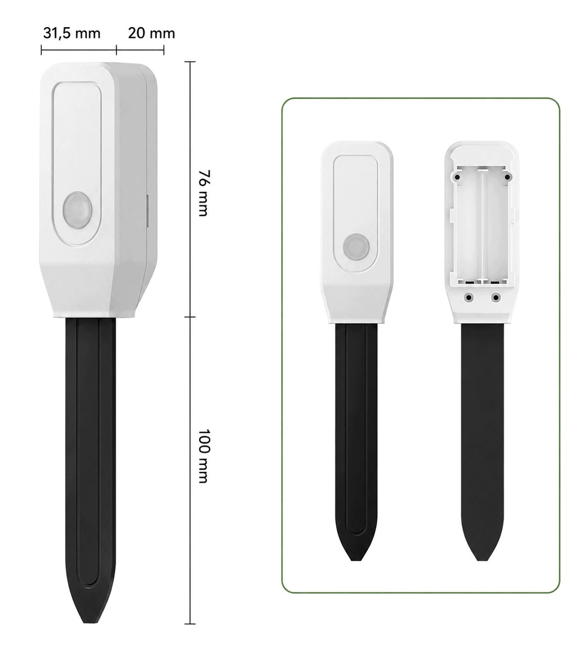 Monitor Sensor Temperature and Humidity Soil Earth Sensor TUYA WIFI Packaging status original