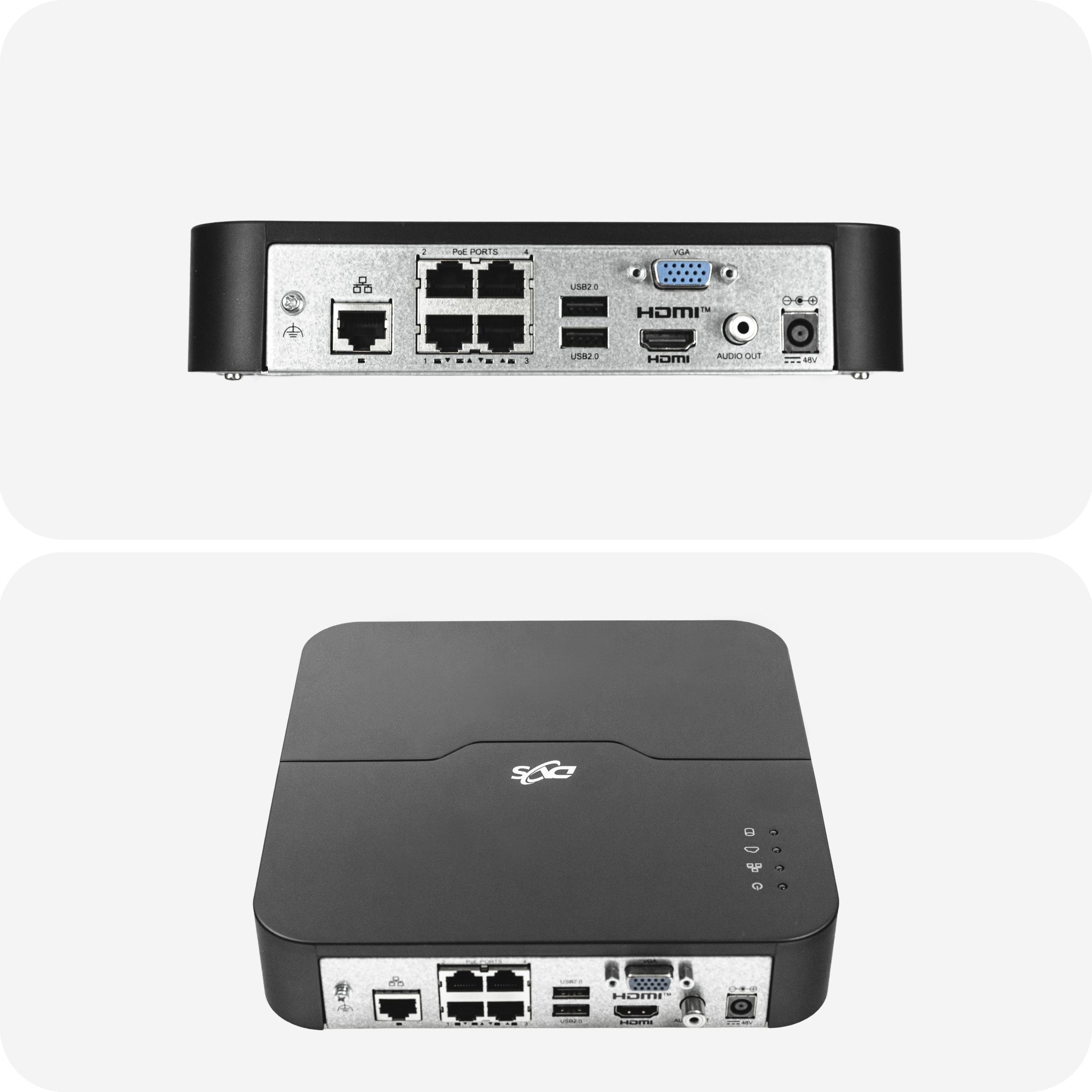Monitoring Kit 4 Outdoor IP PoE Dome Cameras 5Mpx Plot Company Manufacturer code DVS-NVR0401-U8-PoE+4xDVS-MP5028UD-IP - IP POE