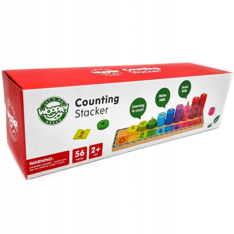 Montessori 56 Learning to Count and Colors Puzzle