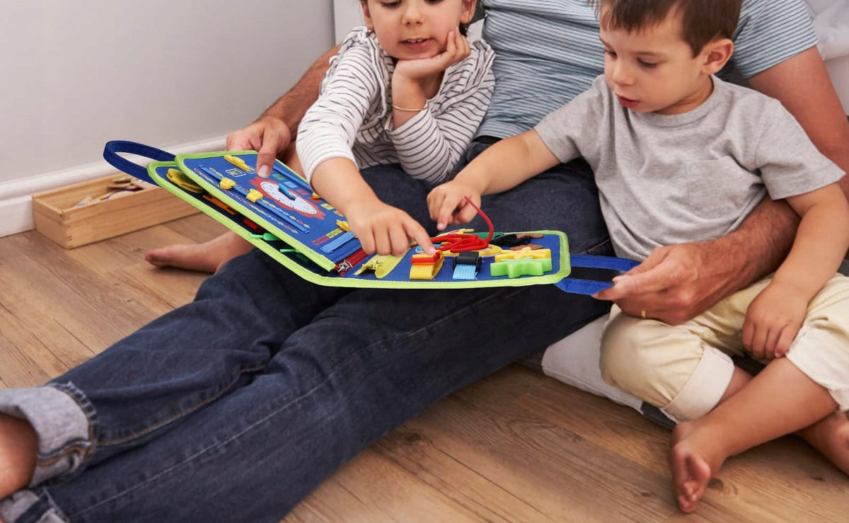 Montessori Sensory Book 3D XXL Educational Manipulation Board Manufacturer code edukacyjna dla dzieci rozwojowa kreatywna