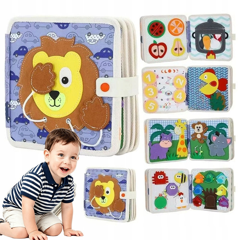 Montessori Sensory Manipulation Board for Travel Airplane Car