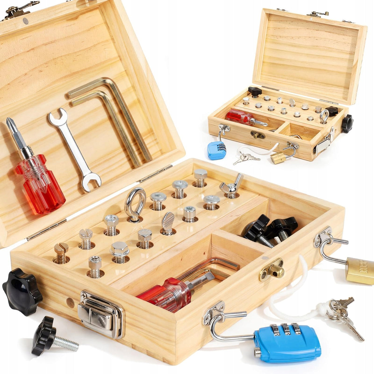 Montessori toy for children from 3, 4, 5 years, a set of tools for children from