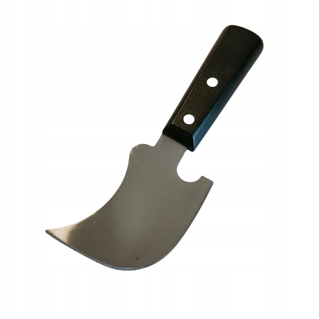 Moon knife TITAN for shearing welds of PVC membrane linings (halbarda)