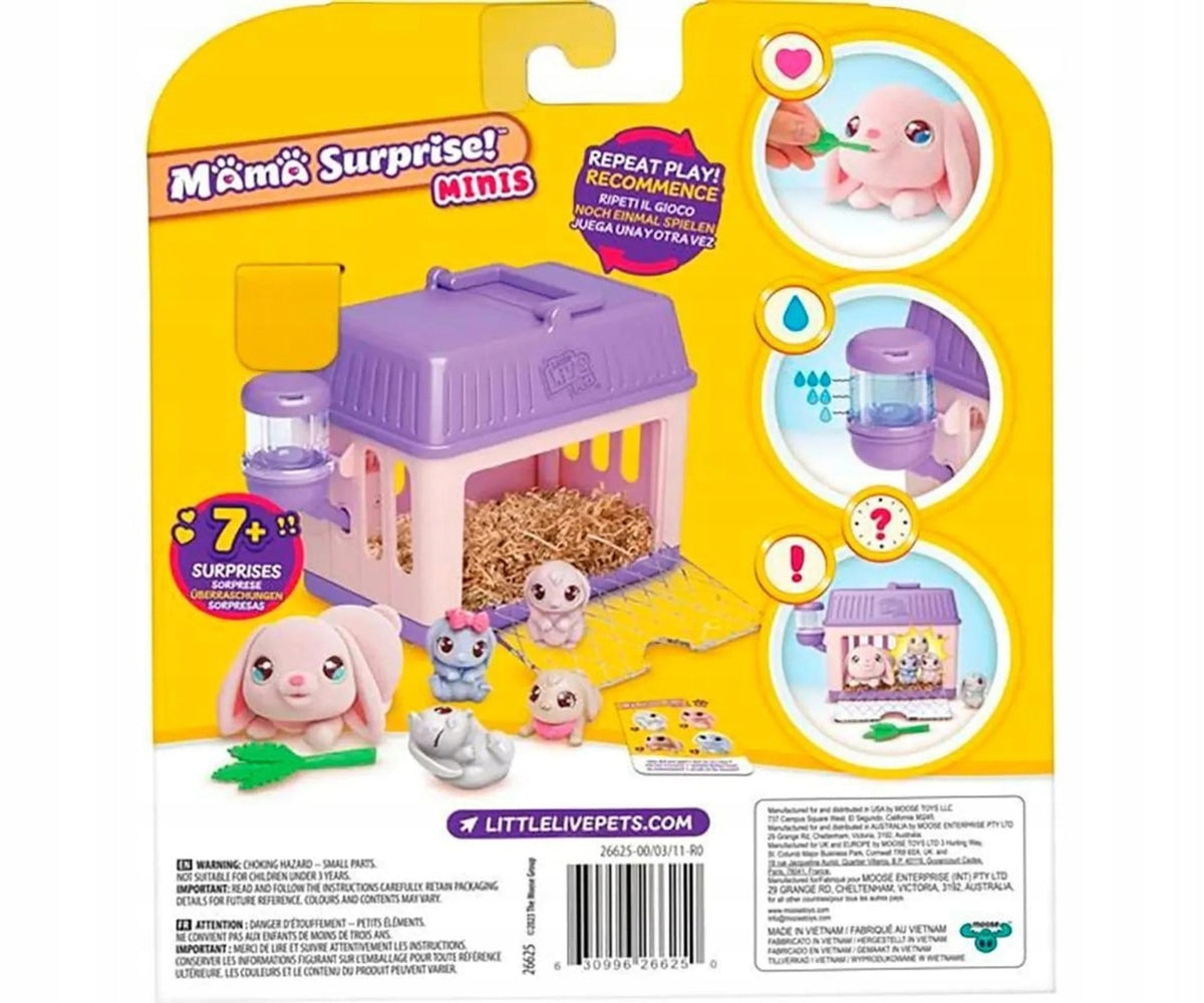 Moose 26625 Little Live Pets Mama Surprise Minis Bunny Brand Little Live Pets