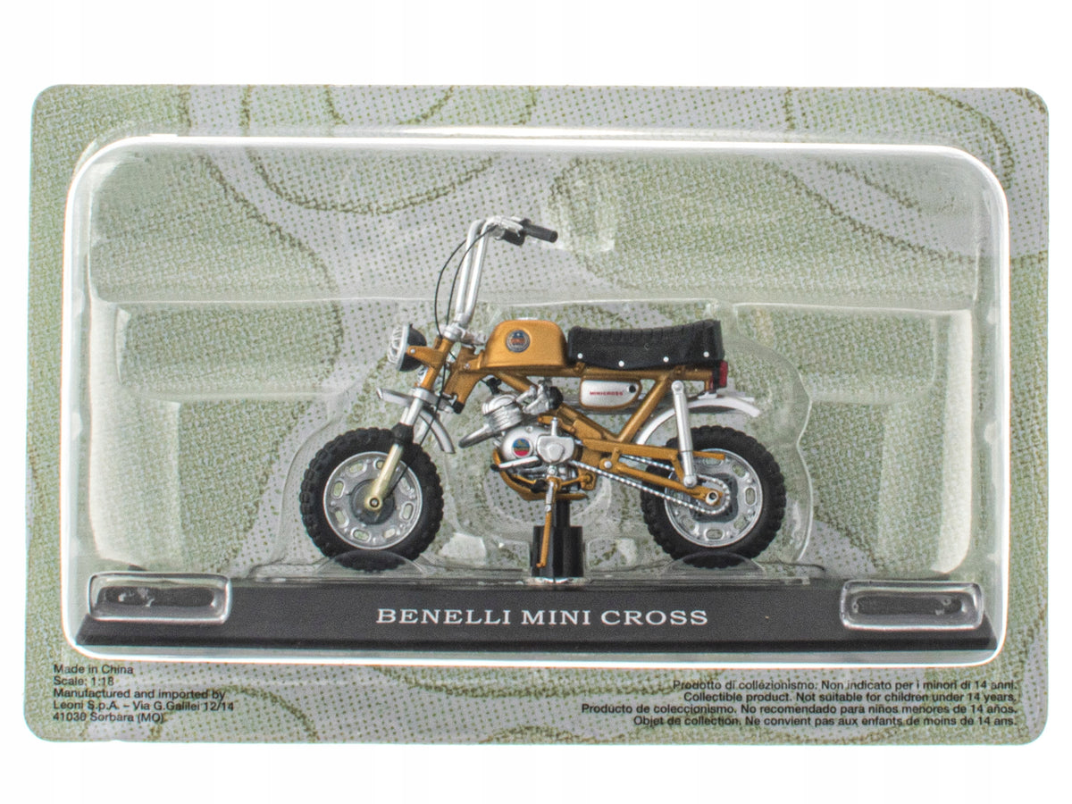 Moped BENELLI MINI CROSS 1/18 LeoModels SM009 EAN (GTIN) 3663740093328