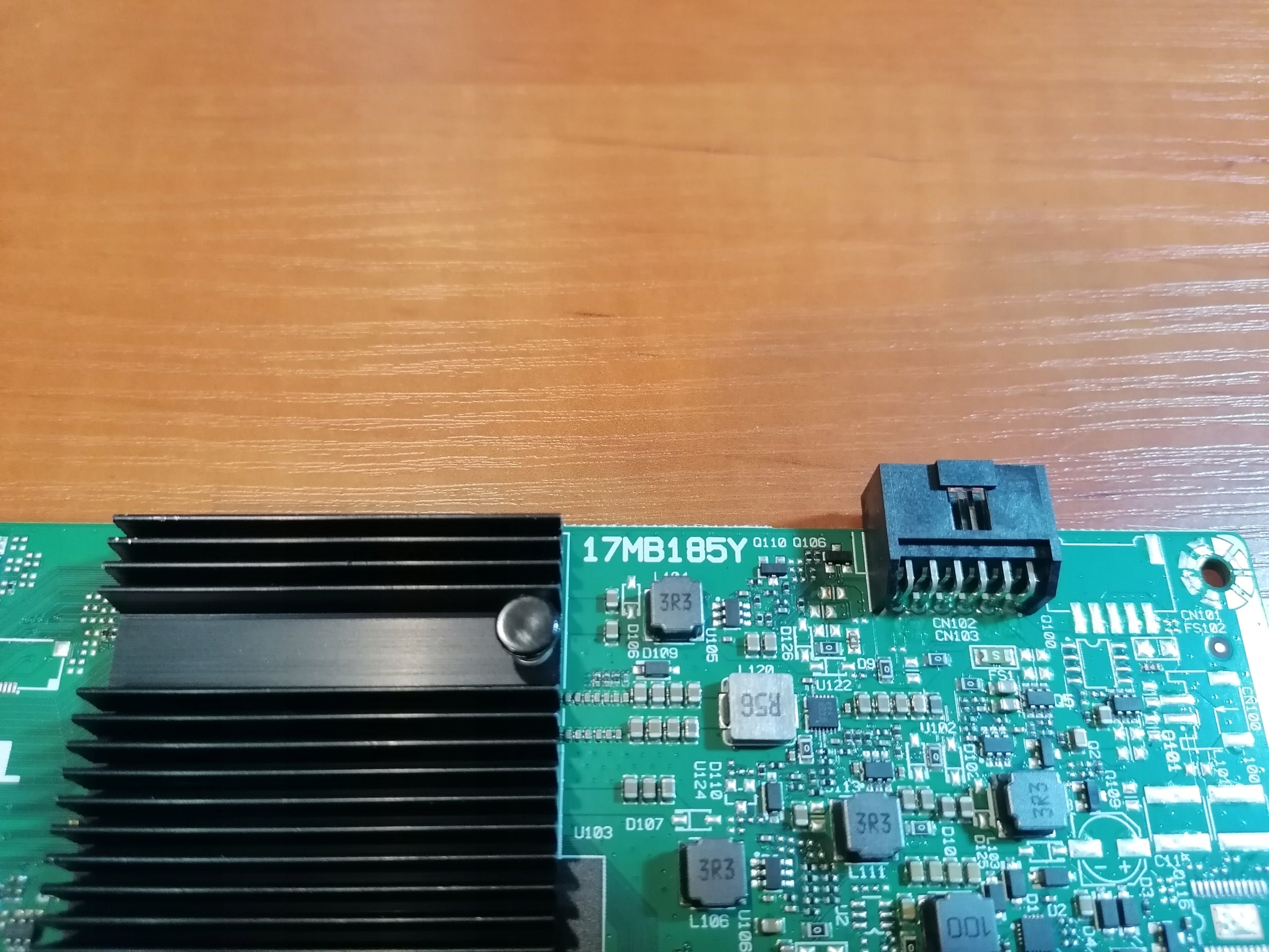 Motherboard 17MB185Y 250522R1A TOSHIBA 43UA2363DG Manufacturer code 17MB185Y 250522R1A