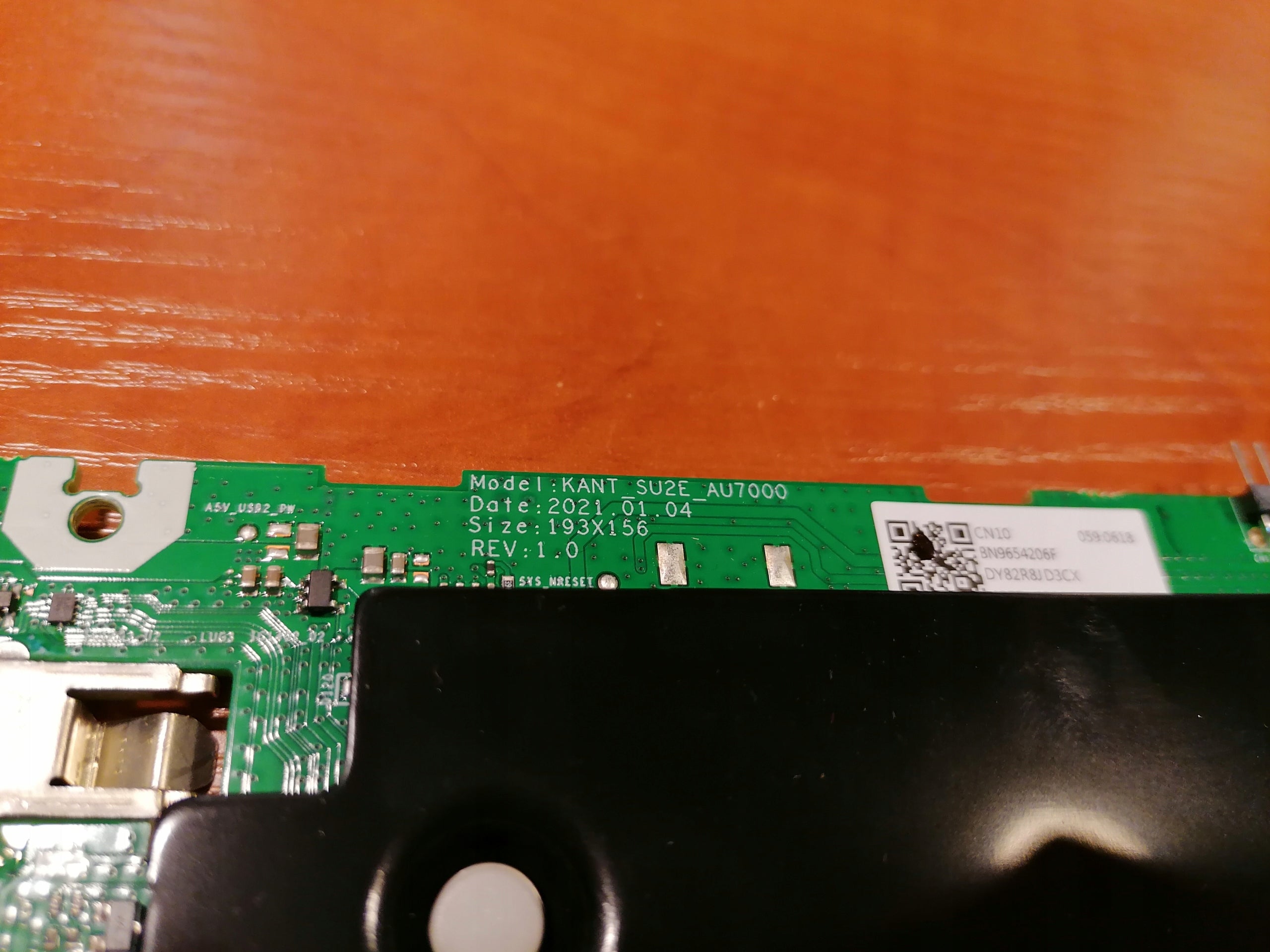 Motherboard KANT_SU2E_AU7000 BN9654206F Samsung GU43AU7199 Manufacturer Samsung
