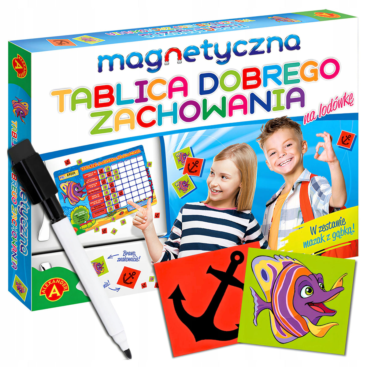 Motivational Board for Children of Good Behavior Magnetic 112 Magnets