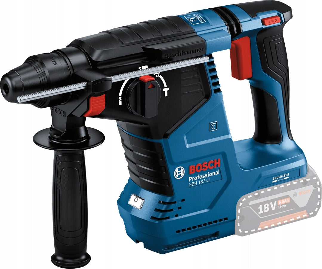 Motor Drill Cordless rotary hammer BOSCH GBH 187-LI Suitcase Manufacturer code 0611923020
