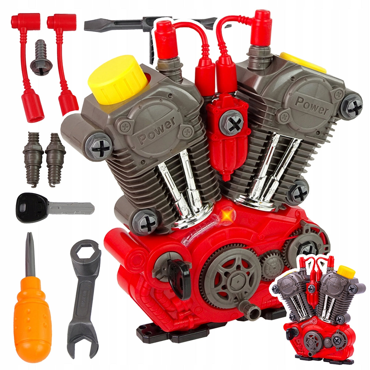 Motor for Unscrewing and Twisting Set Small Mechanic Sound Light NS Packaging status original