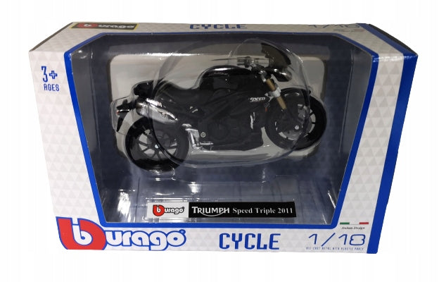 Motorcycle Bburago 1:18 TRIUMPH Speed Triple 2011
