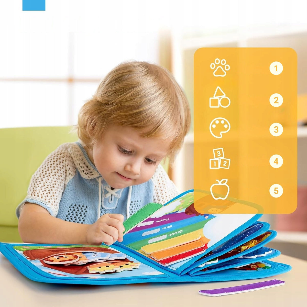 Motorcycle Training Book Small Button Fastening Counting Noah's Ark Packaging status original