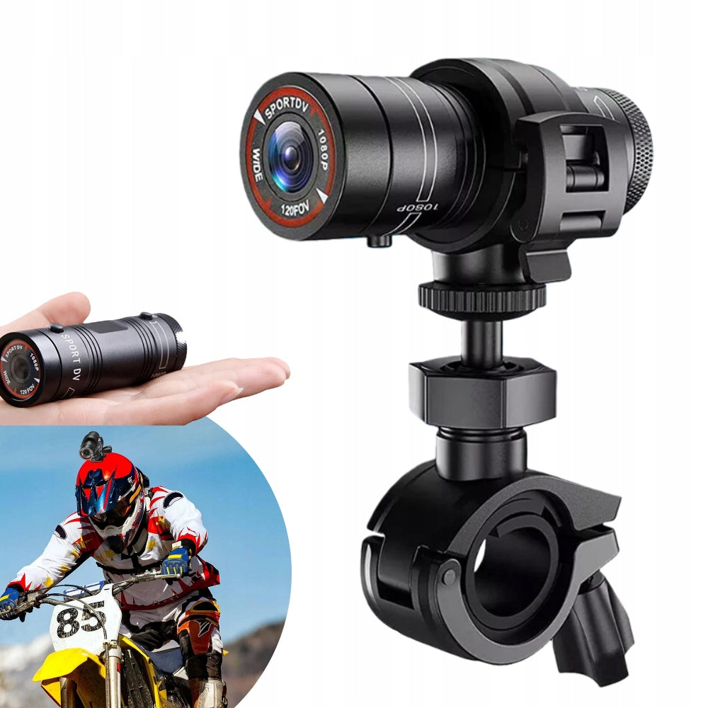 Motorcycle helmet camera - waterproof, HD ,1080P for sports