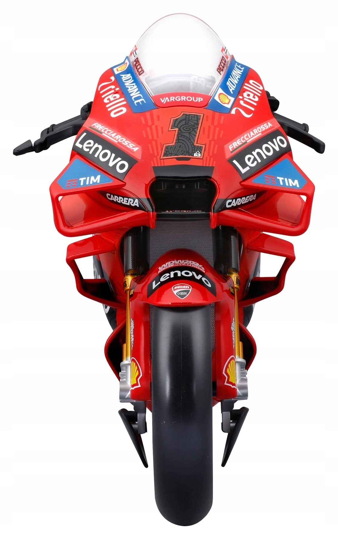 Motorcycle model folded Maisto Ducati LENOVO GP 2024 1:6 BIG gift Assembly diecast