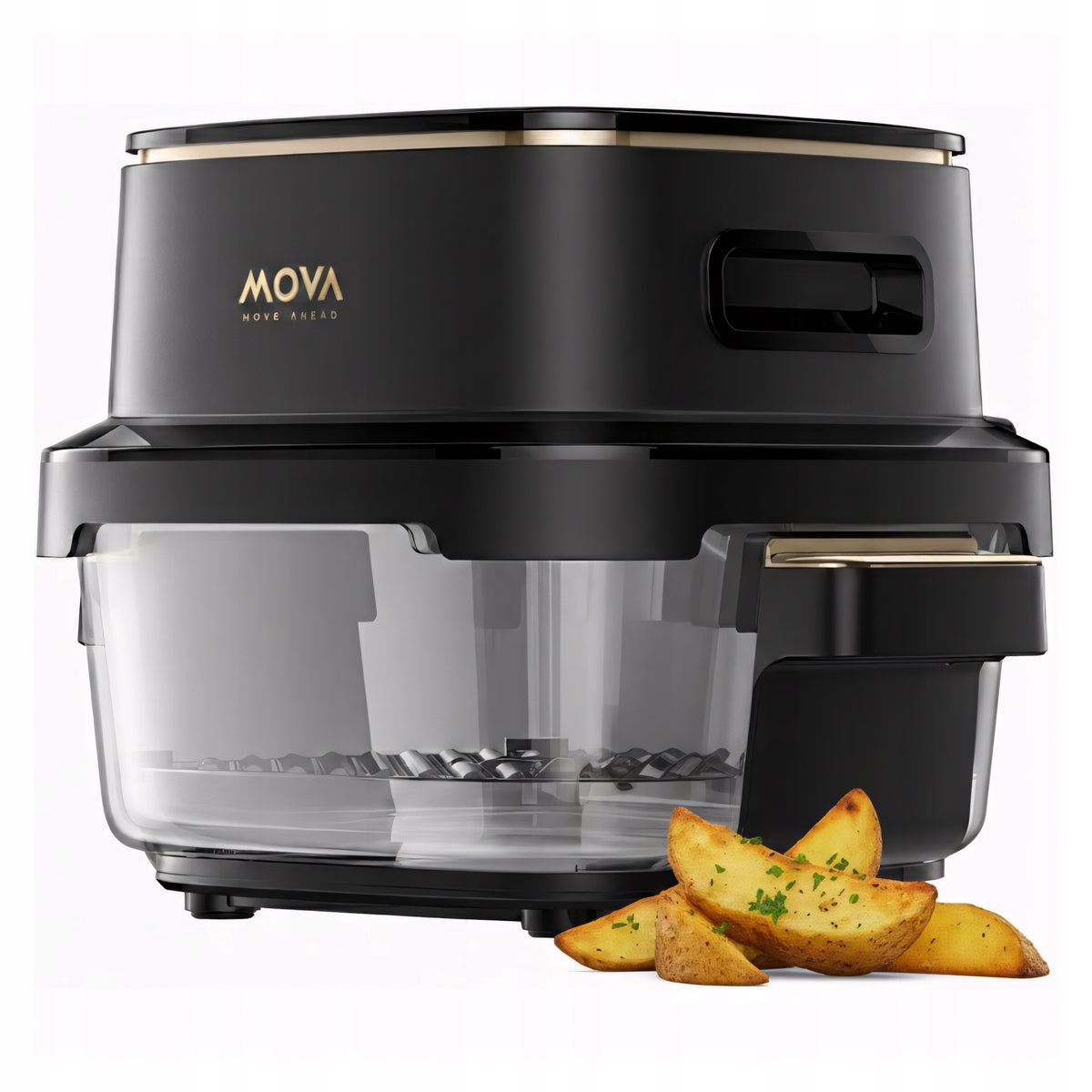 Mova AF20 Pro Fat Free Fryer 1700W Glass Bowl 4L
