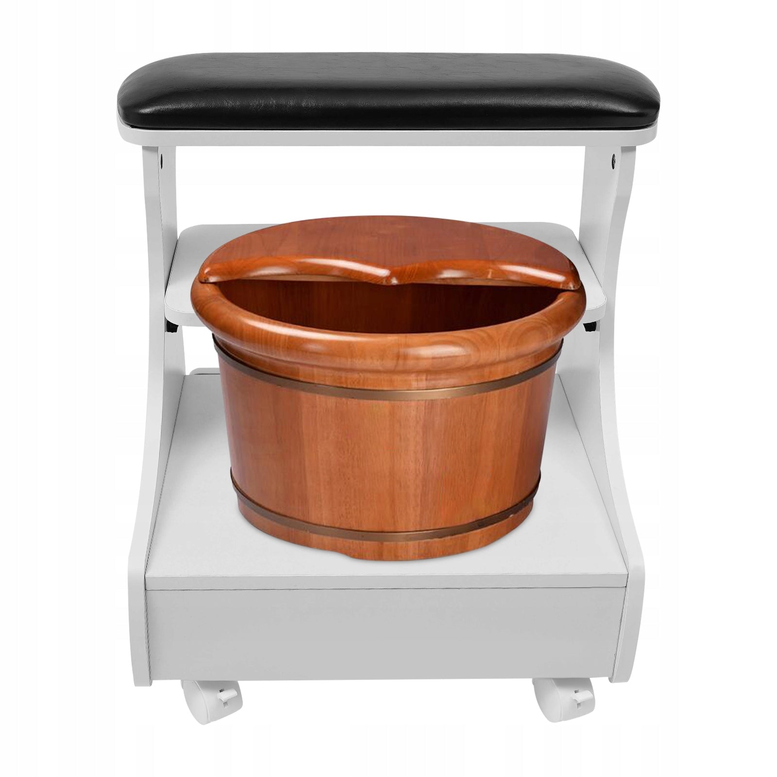 Movable Foot Bath And Manicure Stool, Supports 20kg For Home And Nail Salon
