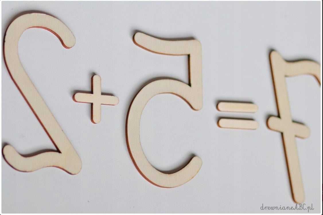 Movable Montessori Wooden Painted Numbers Brand no brand