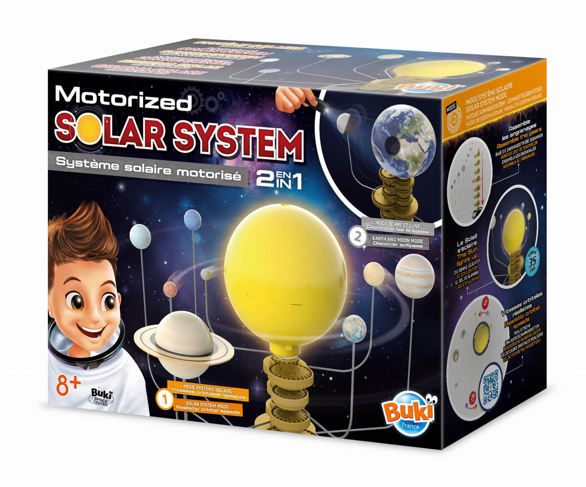 Moving Solar System 2in1 Model Solar System for Children Knowledge Buki Packaging status original