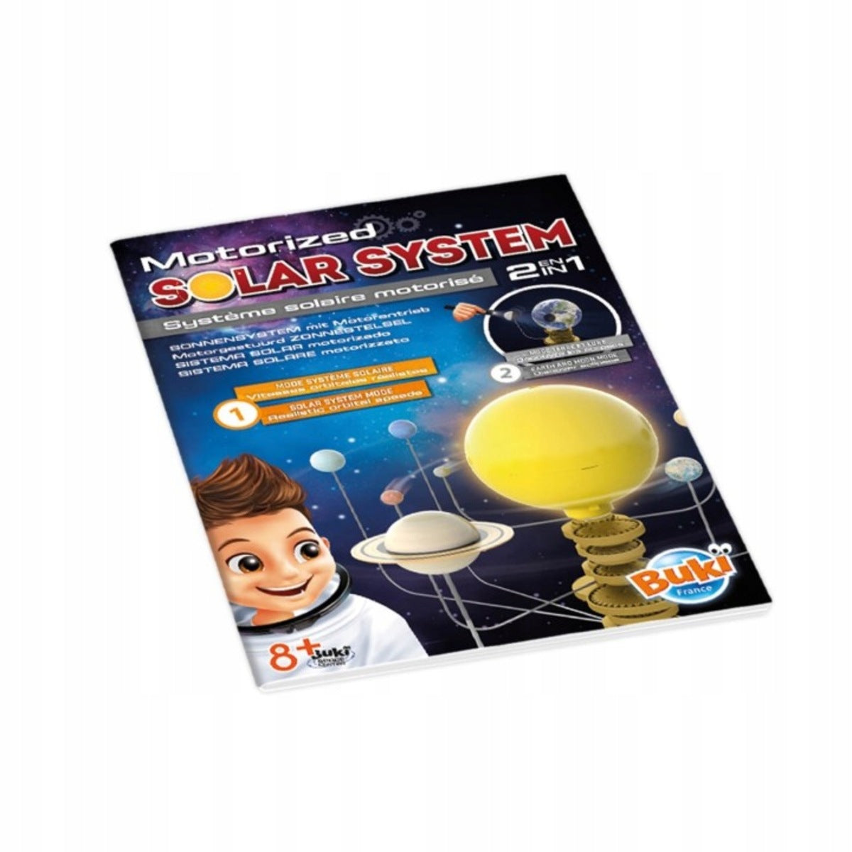 Moving model of the solar system for children 8 planets – BUKI 8+ Kind physics kits