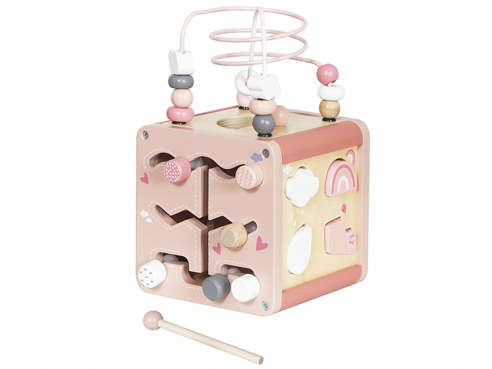 Multi-cube Wooden Educational Activation Cube montessori ZA5265 Brand Jokomisiada