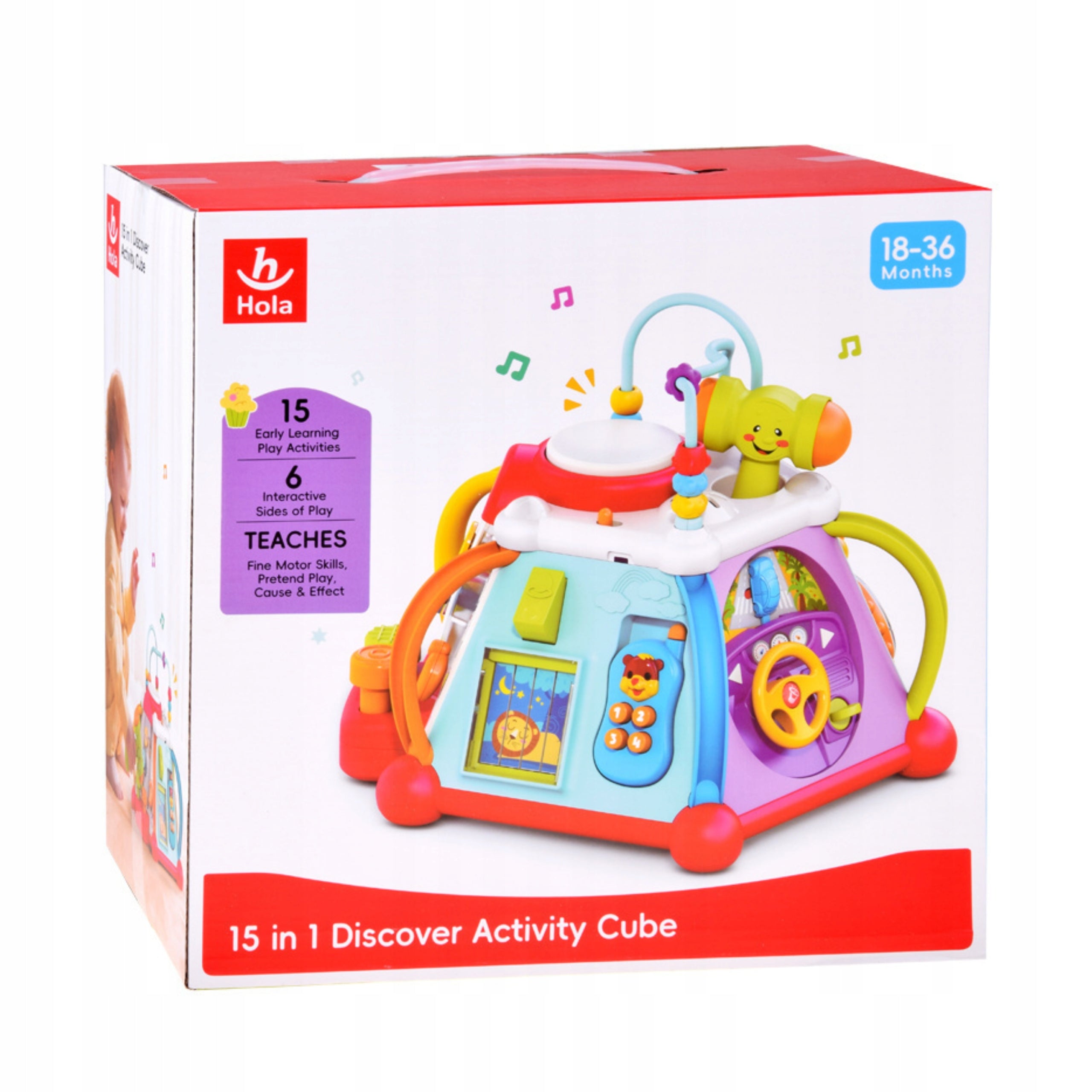 Multi-cube educational cube interactive large educational play center Packaging status original