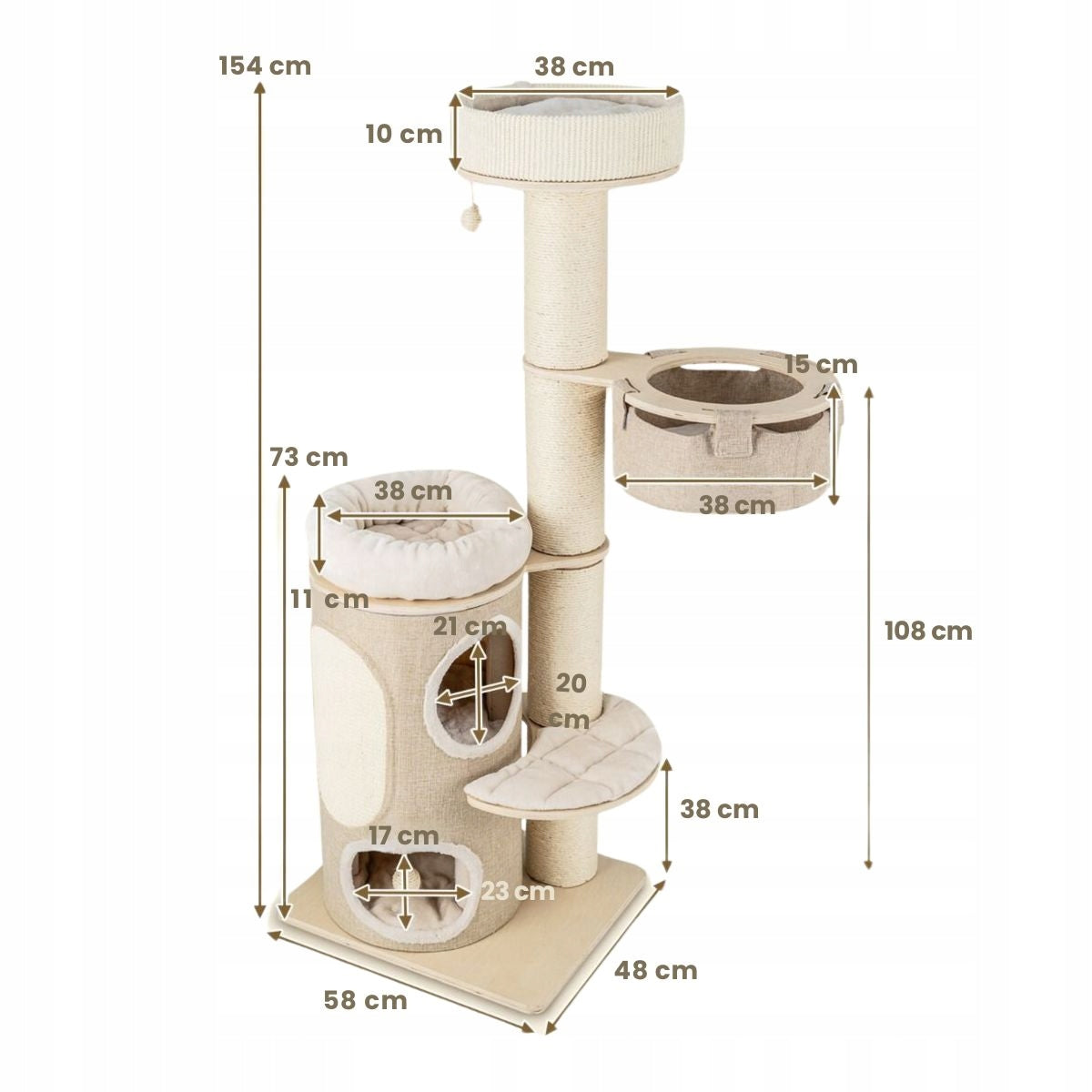 Multi-level cat scratcher Bed Manufacturer code PV10145NA