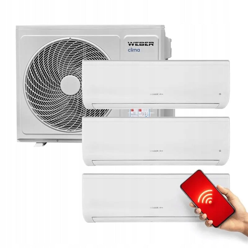 Multi split air conditioning set 3 x 3,4 kW + 7,9 kW