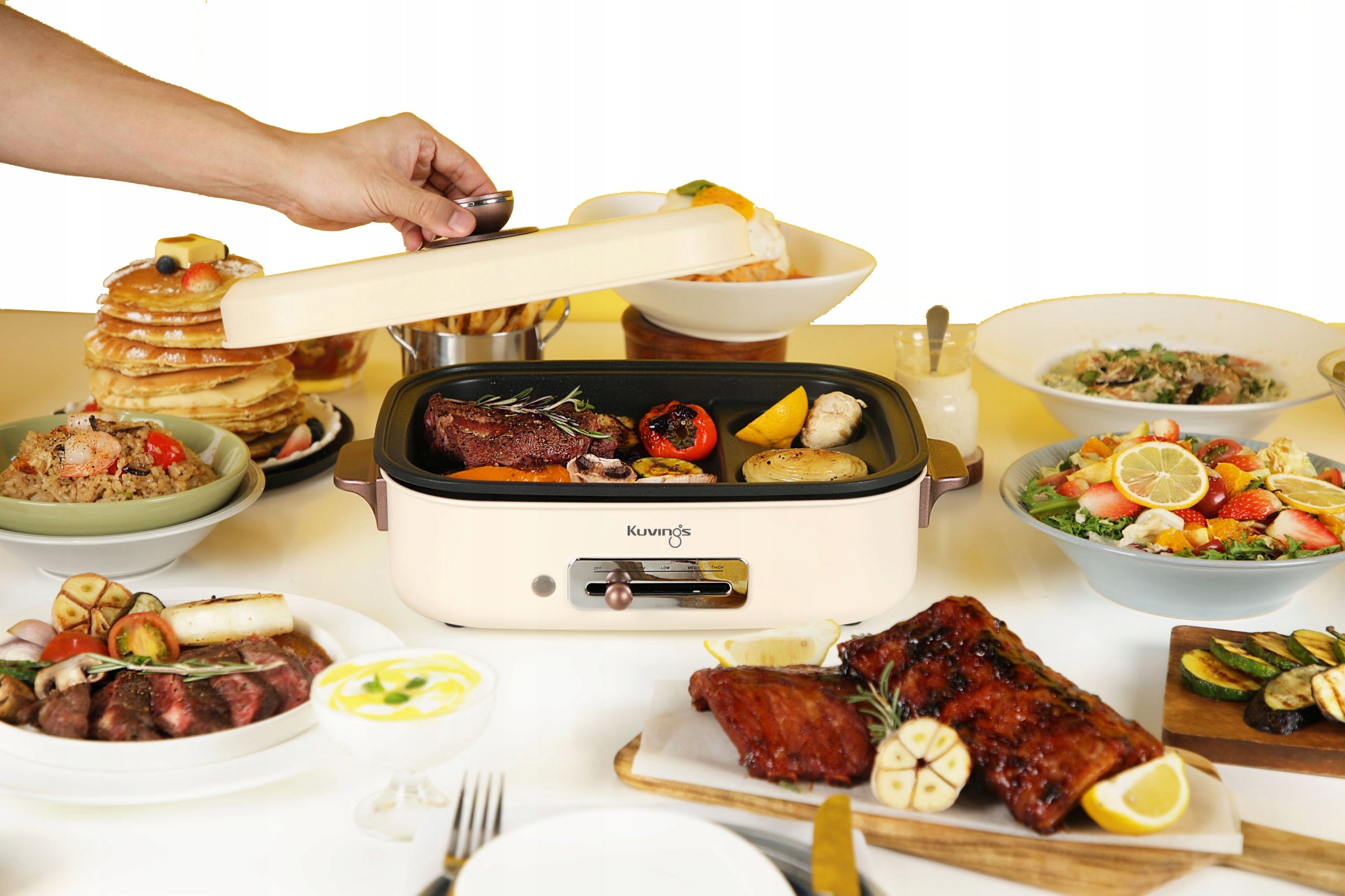 MultiGrill KUVINGS ELECTRIC CERAMIC, MULTIFUNCTIONAL, TABLE Packaging status original