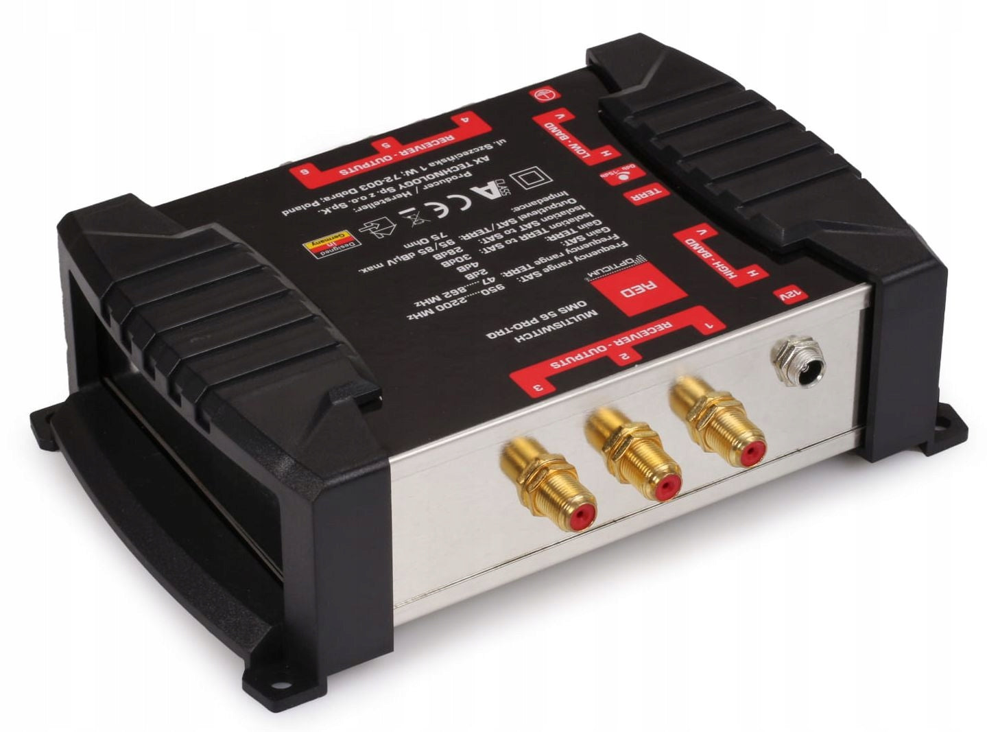 MultiSwitch 5/ 6 Outputs OPTICUM Satellite + Ground Manufacturer code OMS 5/6 PRO-TRQ