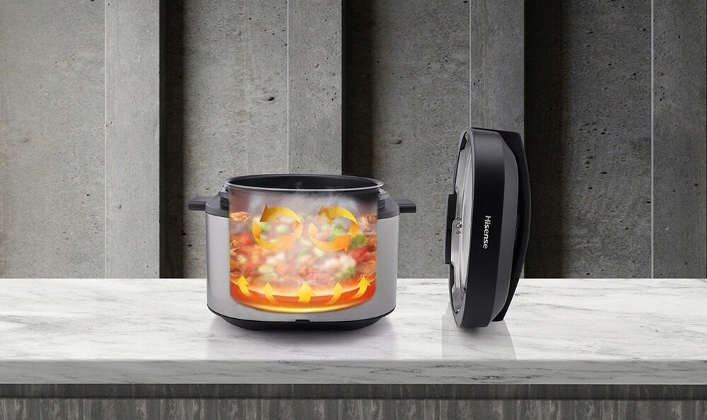 Multicooker HISENSE HMC6SBK 6L 10W1 1500W Dominant color black