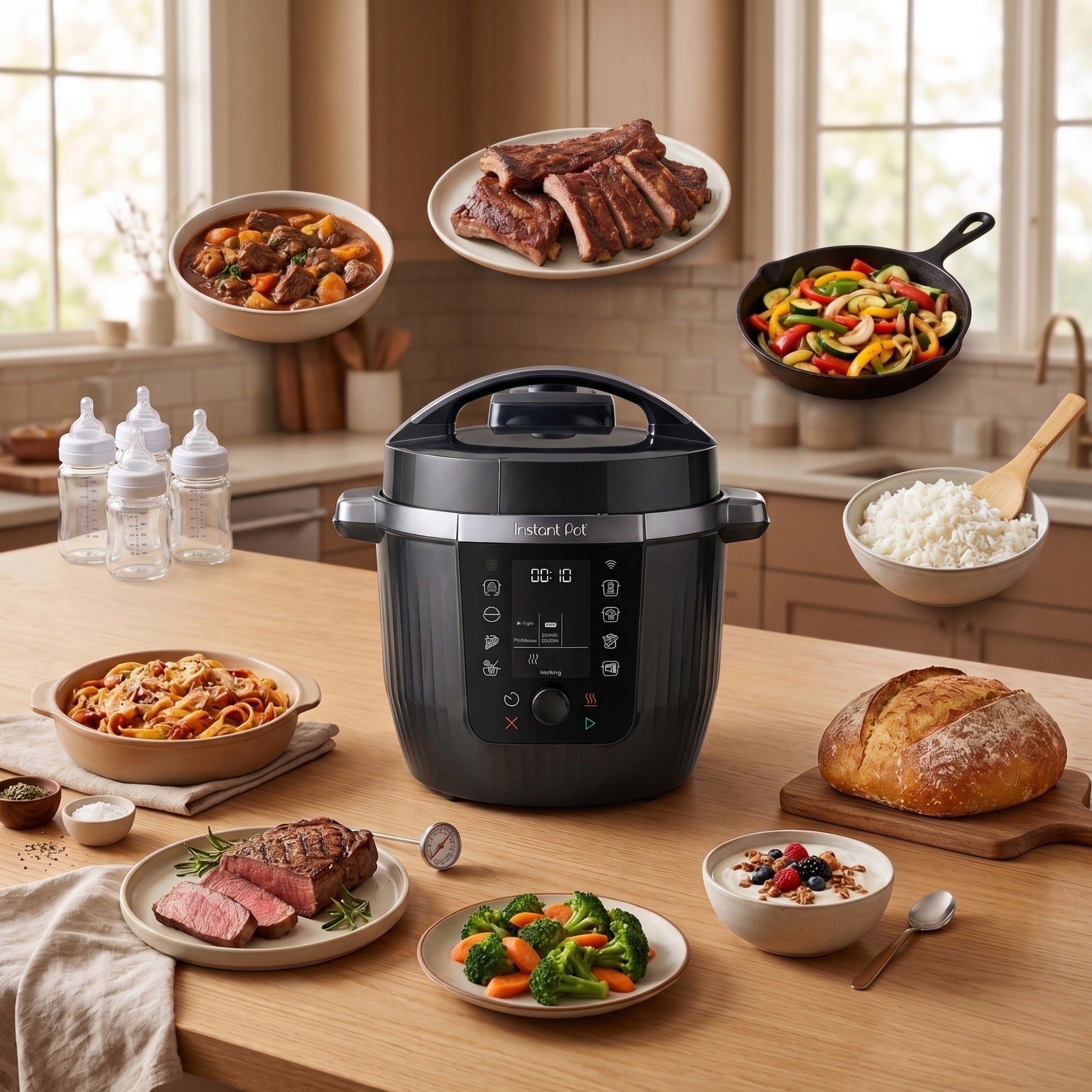 Multicooker INSTANT POT PRO 6 WiFi 5,7 L Pressure Cooker 10in1 1200W Graphite Brand Instant Pot