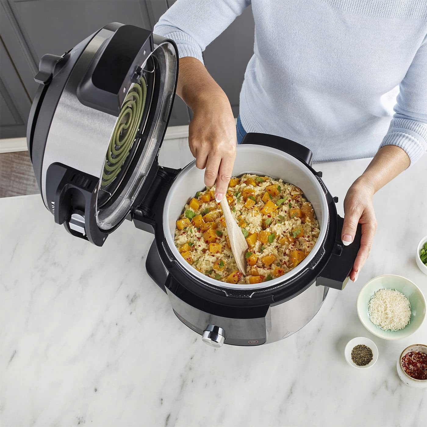 Multicooker NINJA Foodi SmartLid OL750EU 1760W 7,5L 14in1 + THERMOMETER Manufacturer code OL750EU